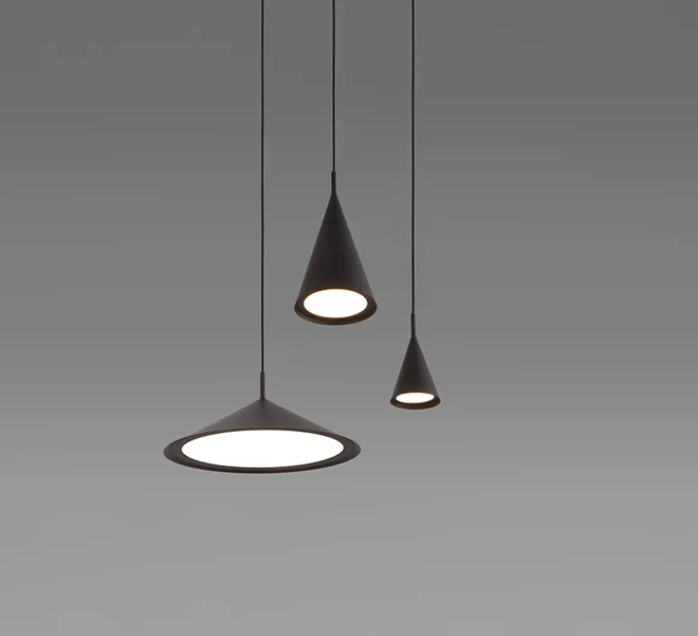 Suspension*Tooy Suspension, Gordon 561.21, , IP40, Ø12cm, H23cm - noir mat