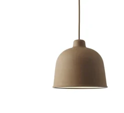 Suspension, Grain, naturel, LED, 3100K, 400lm, Ø21cm, H18,5cm - Muuto