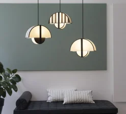 Suspension*DesignHeure Suspension, Grand Arto, , L40cm, H30cm - Noir et blanc