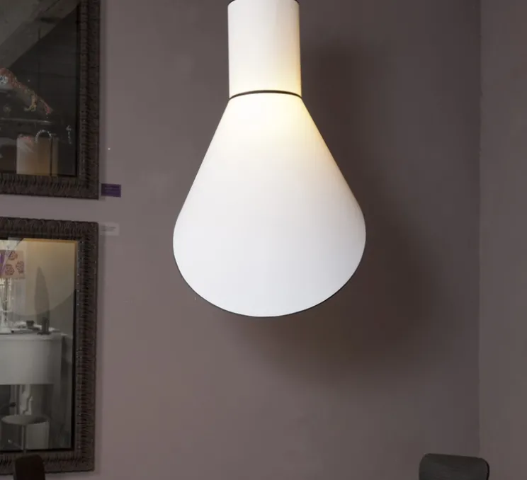 Suspension, Grand Cargo, blanc, noir, H115cm - Designheure