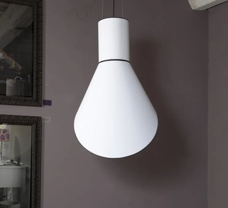 Suspension, Grand Cargo, blanc, noir, H115cm - Designheure