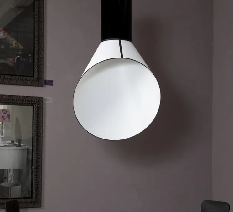 Suspension, Grand Cargo, noir, blanc, H115cm - Designheure