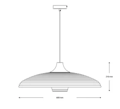 Suspension*Forestier Suspension, Grass M, , Ø60cm, H21cm - marron
