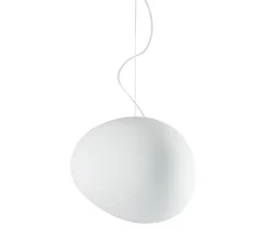 Suspension, Gregg Grande, variable, blanc, LED, 2700K, 2581lm, L47cm, H40cm - Foscarini