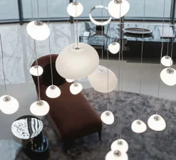 Suspension*Foscarini Suspension, Gregg Media, , LED, 2700K, 2581lm, L31cm, H26cm - variable, blanc