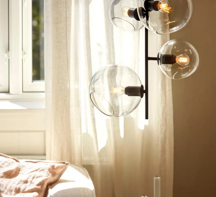 Suspension, Göte, noir, Ø42cm, H83cm - Cobankeryd