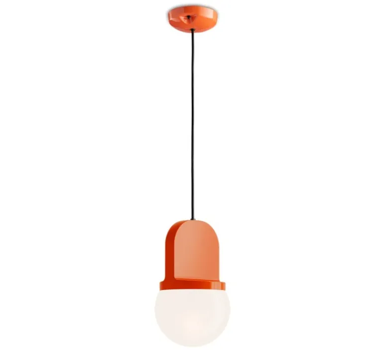 Suspension*Ferroluce Suspension, Habea C2781, , Ø16cm, H27,6cm - orange