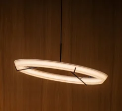 Suspension, Halo Jewel, 2351, noir, LED, dim, 3000k, 1726 lm, Ø56,3cm, H4cm - Vibia