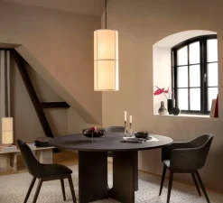 Suspension*Audo Copenhagen Suspension, Hashira, , Ø30cm, H90cm - blanc