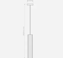 Suspension*Astro Suspension, Hashira, , Ø8,15cm, H40cm - or mat