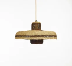 Suspension, Hatter + Lantern, naturel/noisette, Ø44cm, H23cm - GOLDEN Editions