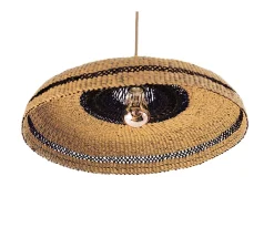 Suspension*Golden Editions Suspension, Hatter, , Ø44cm, H13,5cm - naturel/minuit