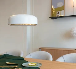 Suspension*Umage Suspension, hazel medium, , LED, dim, 3000K, 1100 lm, Ø40cm, H16cm - blanc