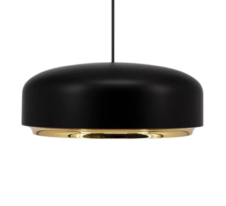 Suspension, hazel medium, noir, LED, dim, 3000K, 1100 lm, Ø40cm, H16cm - Umage