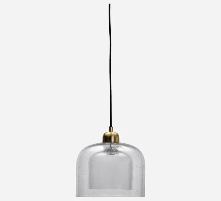 Suspension*House Doctor Suspension, HDBell, , Ø25cm, H26cm - Laiton, transparent