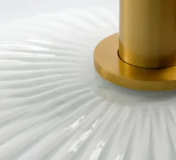 Suspension, HDFort, blanc, laiton antique, Ø42cm, H27cm - House Doctor