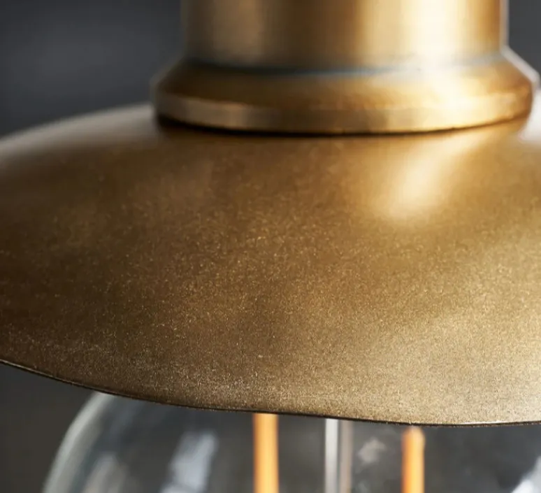 Suspension*House Doctor Suspension, HDHatt, , L14cm, H13cm - laiton antique et noir