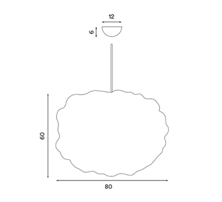 Suspension*Northern Suspension, Heat Large, , Ø80cm, H60cm - acier