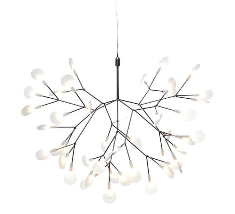 Suspension*Moooi Suspension, Heracleum III, , LED, dim, 2600K, 1180 lm, Ø72cm, H53cm - nickel