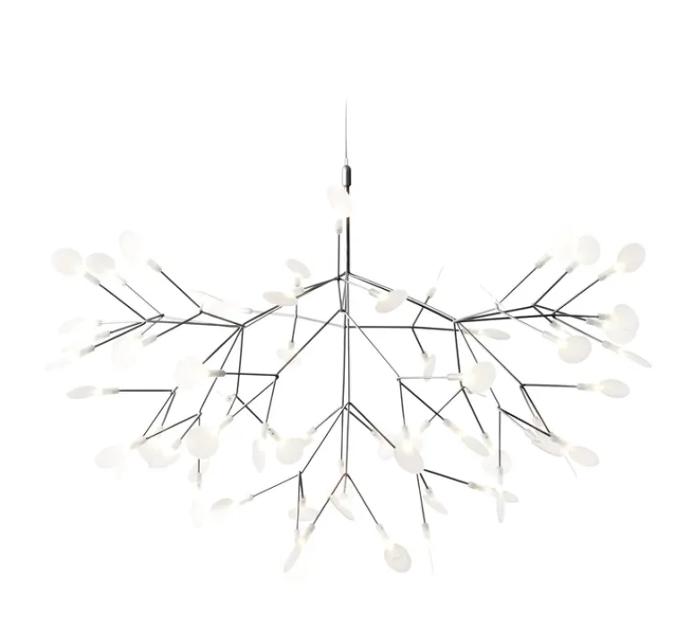 Suspension*Moooi Suspension, Heracleum III, , LED, dim, 2600K, 1180 lm, Ø72cm, H53cm - nickel
