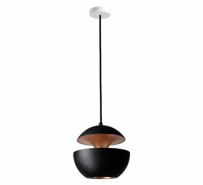 Suspension*DCW éditions Paris Suspension, Here comes the sun 175, , Ø17,5cm, P17,5cm - Dcw editions noir, cuivre