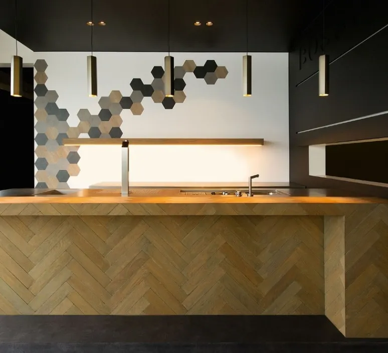 Suspension*Wever&Ducré Suspension, Hexo 3.0 PAR16, , Ø7,7cm, H30cm - bronze