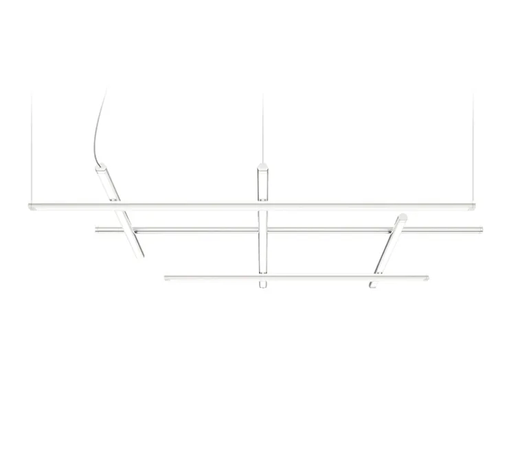 Suspension, Hilow, émission élevée, blanc, LED, 2700K, 5045lm, L113cm, H7cm - Panzeri
