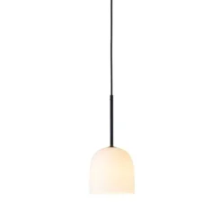Suspension*Gubi Suspension, Howard, , Ø16cm, H35,4cm - blanc, laiton