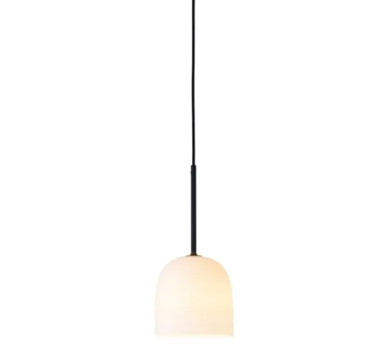 Suspension*Gubi Suspension, Howard, , Ø16cm, H35,4cm - blanc, laiton