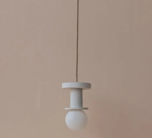 Suspension, Idoia 1, blanc, Ø12,5cm, H12cm - Zuri