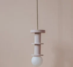 Suspension*Zuri Suspension, Idoia 2, , Ø12,5cm, H21cm - rose