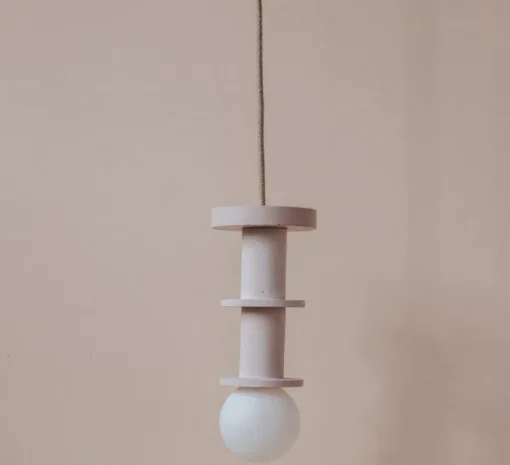 Suspension*Zuri Suspension, Idoia 2, , Ø12,5cm, H21cm - rose