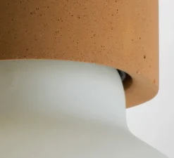 Suspension, Ila Maxi, Jaune ambre, Ø5,5cm, H28cm - Plato Design