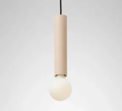Suspension, Ila Maxi, Pêche, Ø5,5cm, H28cm - Plato Design