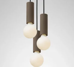 Suspension, Ila trio, Marron, Ø13cm, H15cm - Plato Design