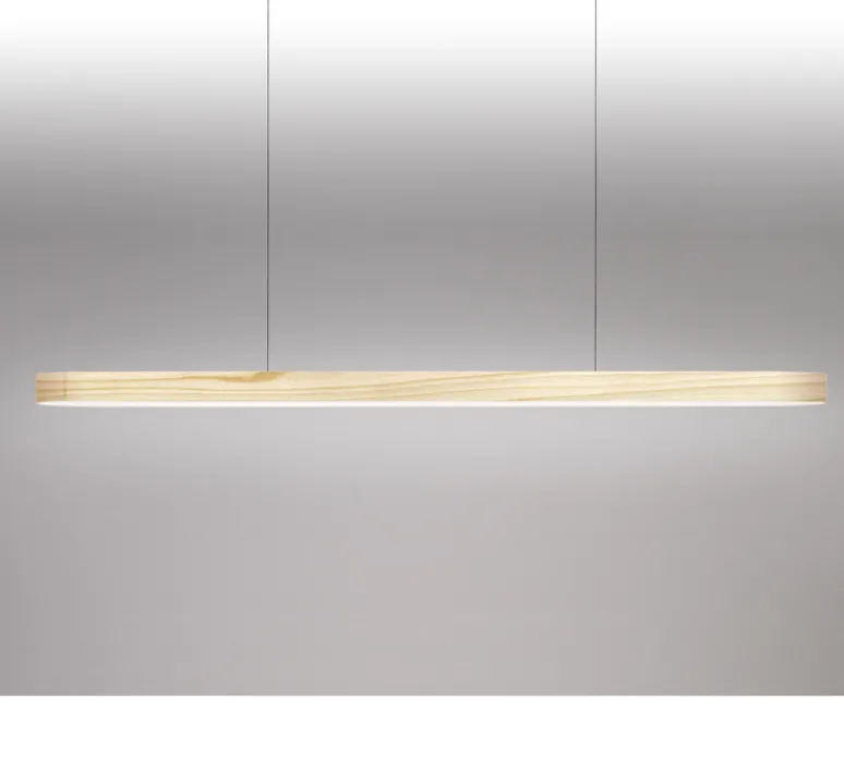 Suspension*LZF Suspension, I-Line, blanc ivoire, LED, 3000K, 1434lm, L120cm, H5cm - blanc ivoire, noir