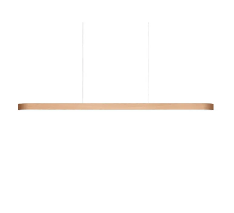 Suspension*LZF Suspension, I-Line, , LED, 3000K, 1808lm, L150cm, H5cm - hêtre naturel