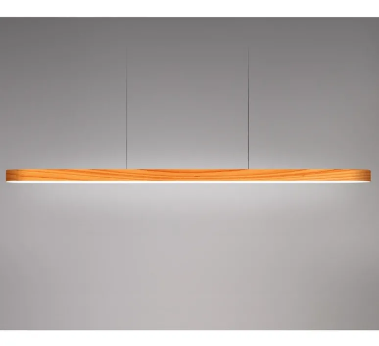 Suspension*LZF Suspension, I-Line, , LED, 3000K, 1808lm, L150cm, H5cm - hêtre naturel
