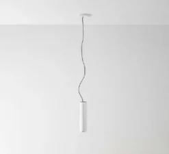 Suspension*Artemide Suspension, Ilio Suspension 36, , Ø9cm, H37cm - blanc brillant