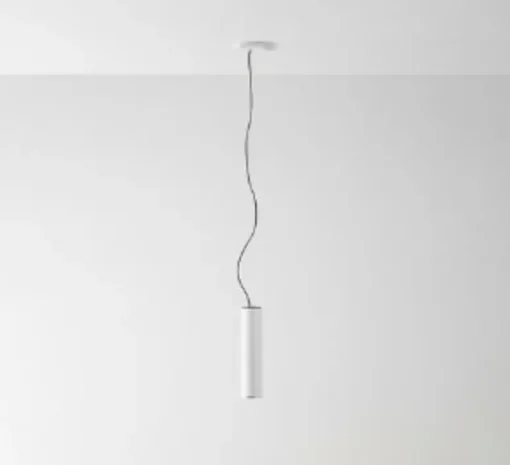 Suspension*Artemide Suspension, Ilio Suspension 36, , Ø9cm, H37cm - blanc brillant