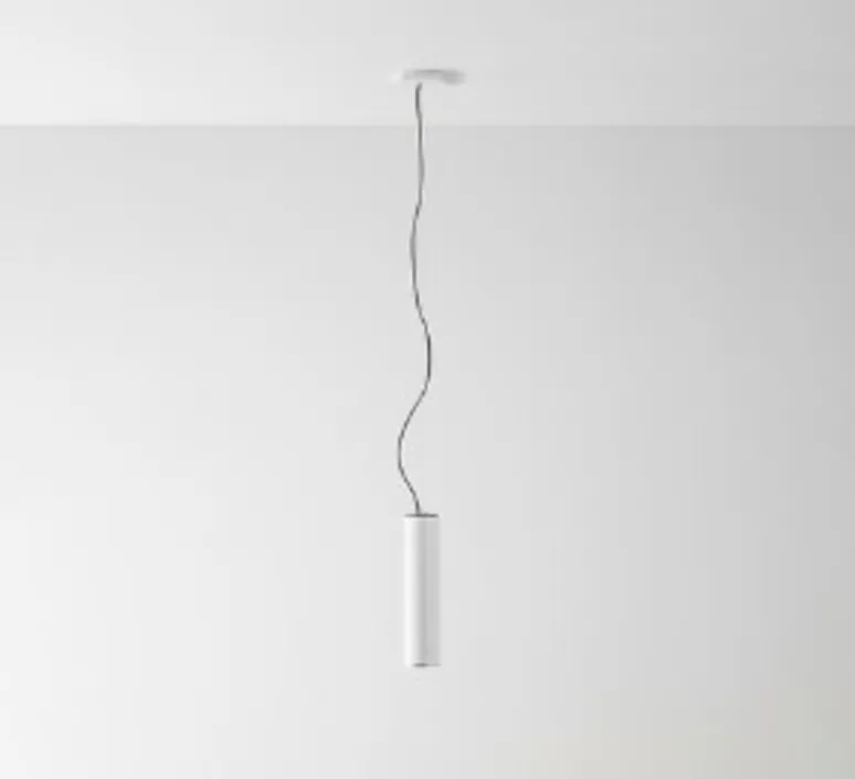 Suspension*Artemide Suspension, Ilio Suspension 36, , Ø9cm, H37cm - blanc brillant