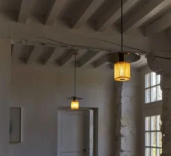 Suspension, In the Sun Suspension 270, argent et or, Ø27cm, H19,3cm - DCW