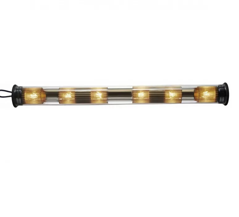 Suspension*DCW éditions Paris Suspension, In the tube 120-1300 horizontal, , Ø14cm, P132cm - Dcw editions dorée, maille dorée