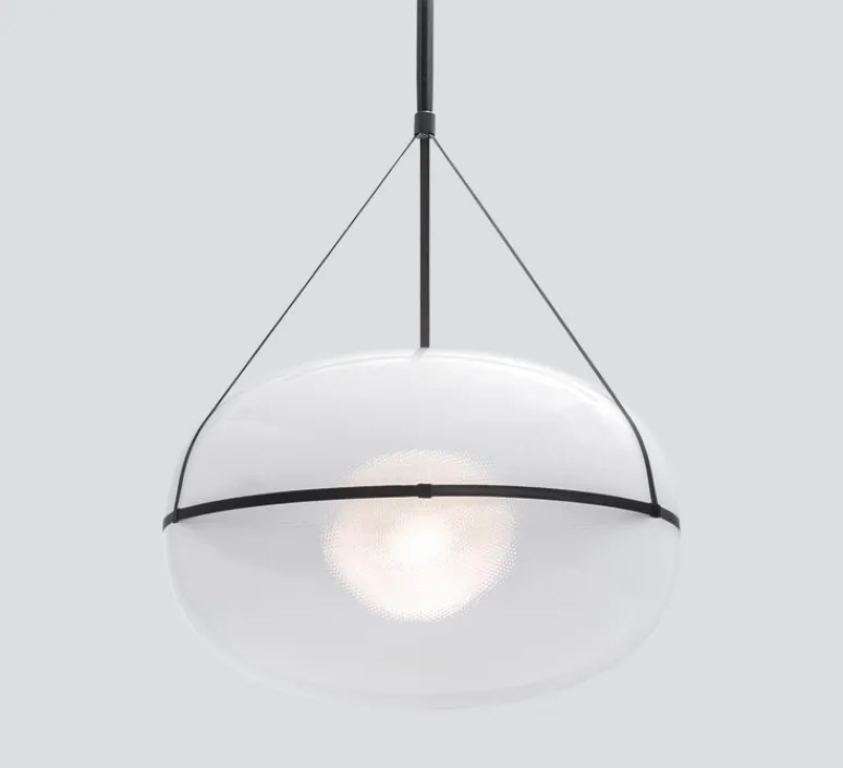 Suspension*A-N-D Suspension, Iris, A/A, , LED, dim, 1-10V, 2700k, Ø90cm, H60cm - noir
