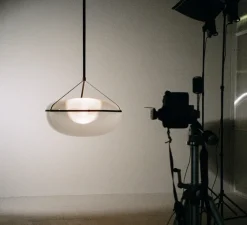 Suspension*A-N-D Suspension, Iris, A/B, , LED, dim, 1-10V, 2700k, Ø90cm, H45cm - noir