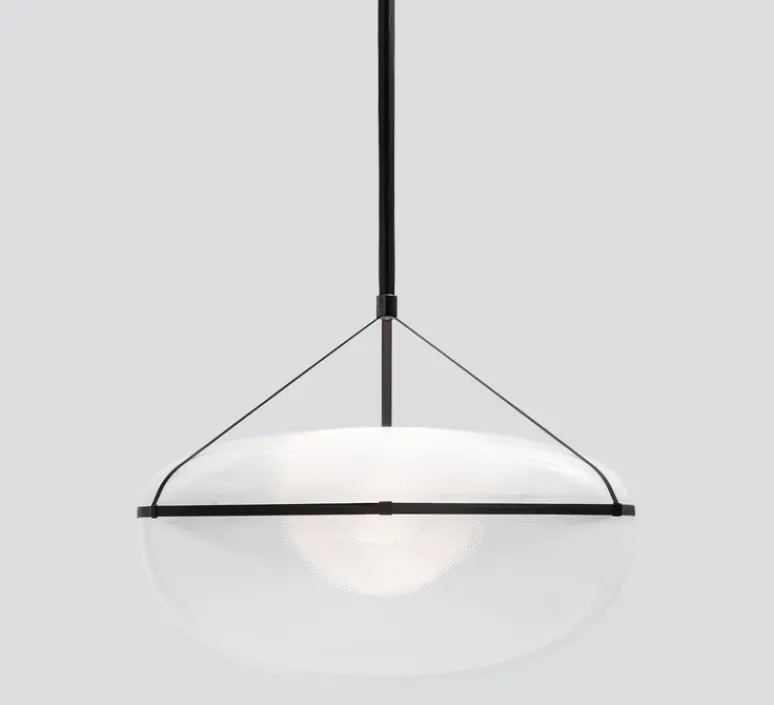 Suspension*A-N-D Suspension, Iris, A/B, , LED, dim, 1-10V, 2700k, Ø90cm, H45cm - noir