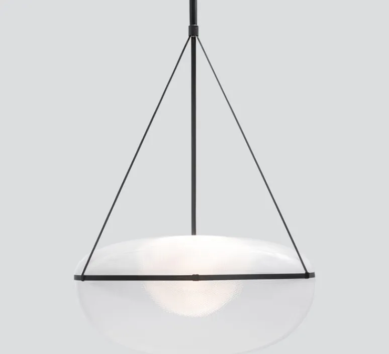 Suspension*A-N-D Suspension, Iris, A/B, , LED, dim, 1-10V, 2700k, Ø90cm, H45cm - noir