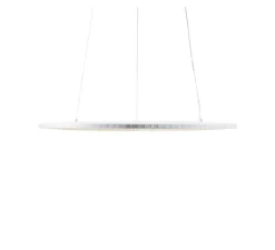 Suspension*Dix heures dix Suspension, Iris Horizontal 60, , LED, dim, 2700K, 5250 lm, Ø60cm, P60cm - blanc