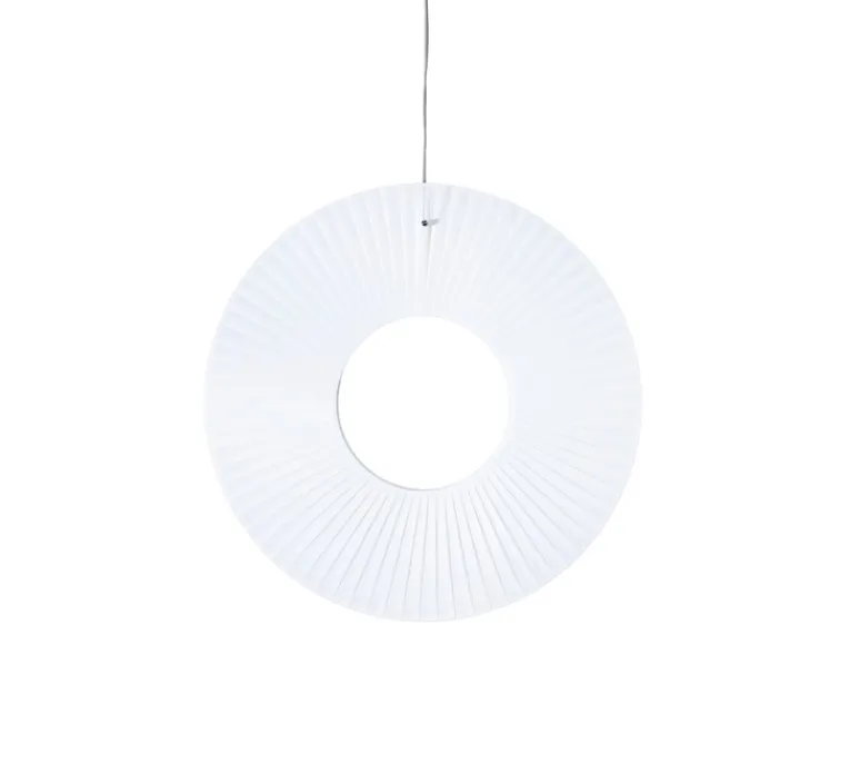 Suspension*Dix heures dix Suspension, Iris Vertical 60, , LED, dim, 2700K, 5250 lm, Ø60cm, P60cm - blanc