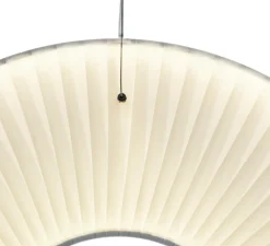 Suspension*Dix heures dix Suspension, Iris Vertical 60, , LED, dim, 2700K, 5250 lm, Ø60cm, P60cm - blanc